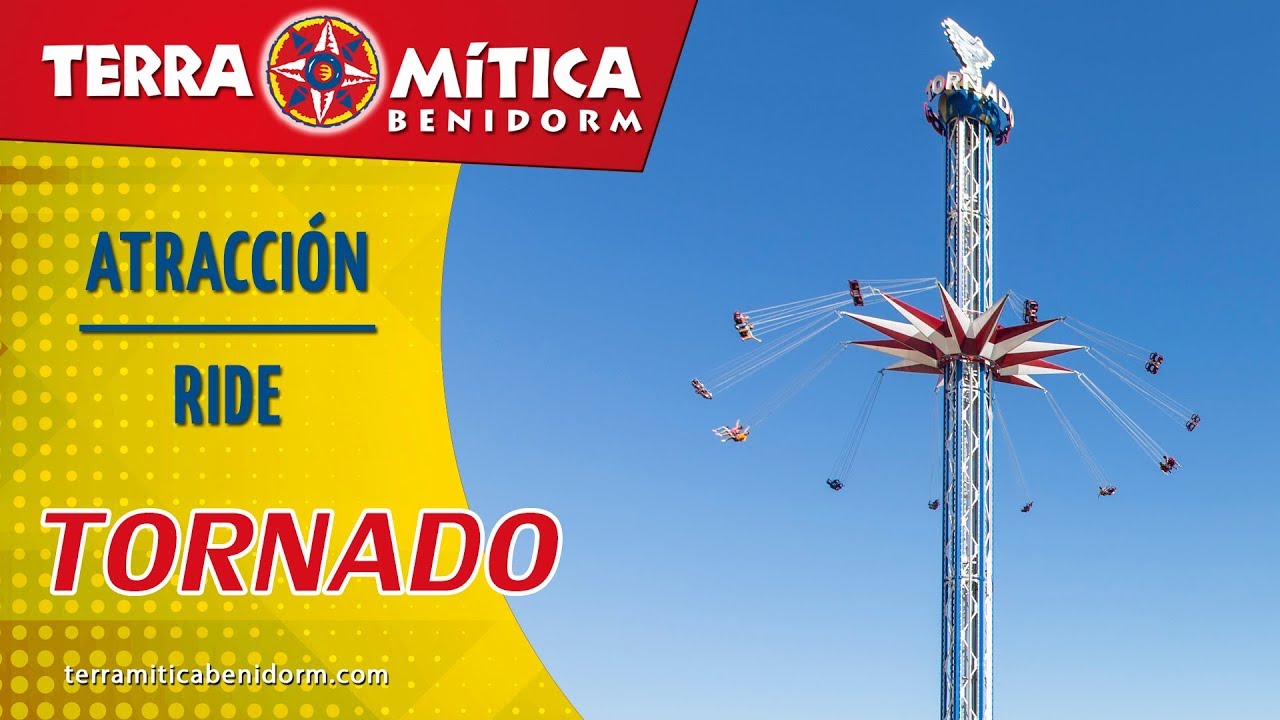 Atracción Tornado - Terra Mítica Benidorm