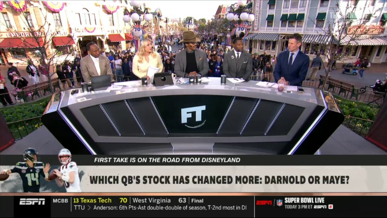 FIRST TAKE | Which QB's stock has changed more: Sam Darnold or Drake Maye? - Stephen A. discusses
