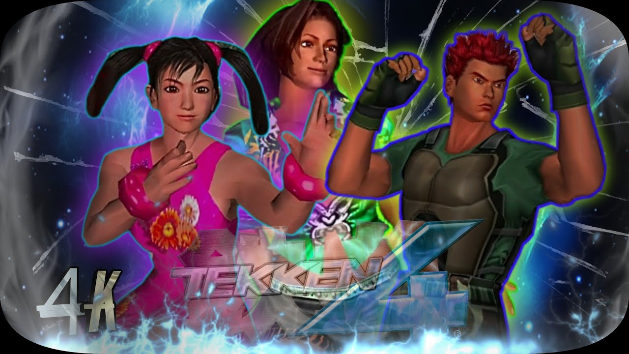 Xiaoyu, Christie & Hwoarang Team Tekken 4 Widescreen UHD 4K 60 FPS