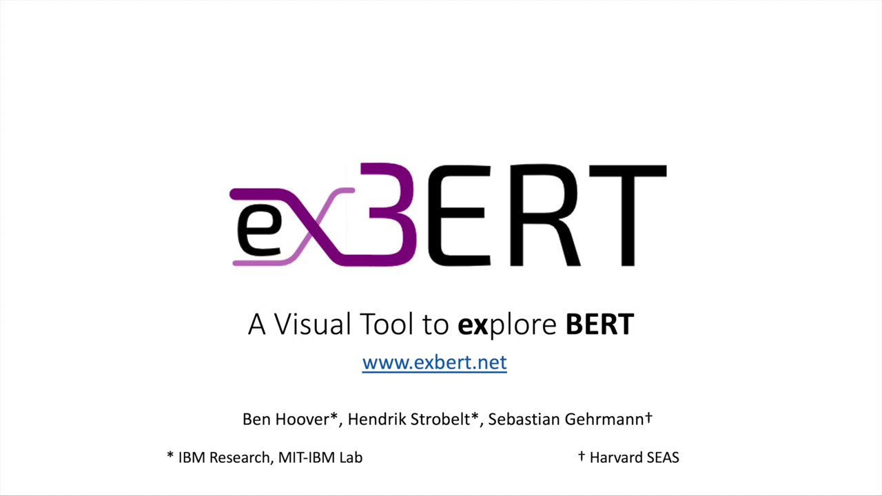 ExBERT: A Visual Tool to Explore BERT