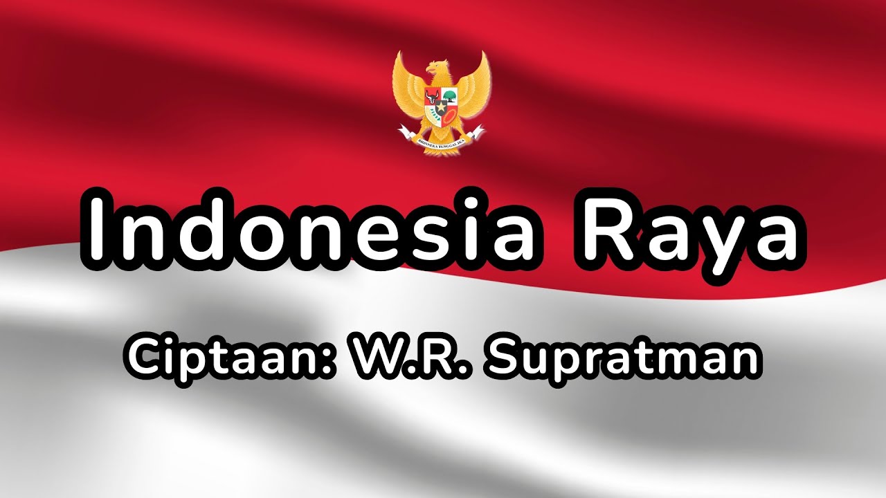 Indonesia Raya (Teks & Vokal) - Lagu Kebangsaan Indonesia - Kemendikdasmen 2025