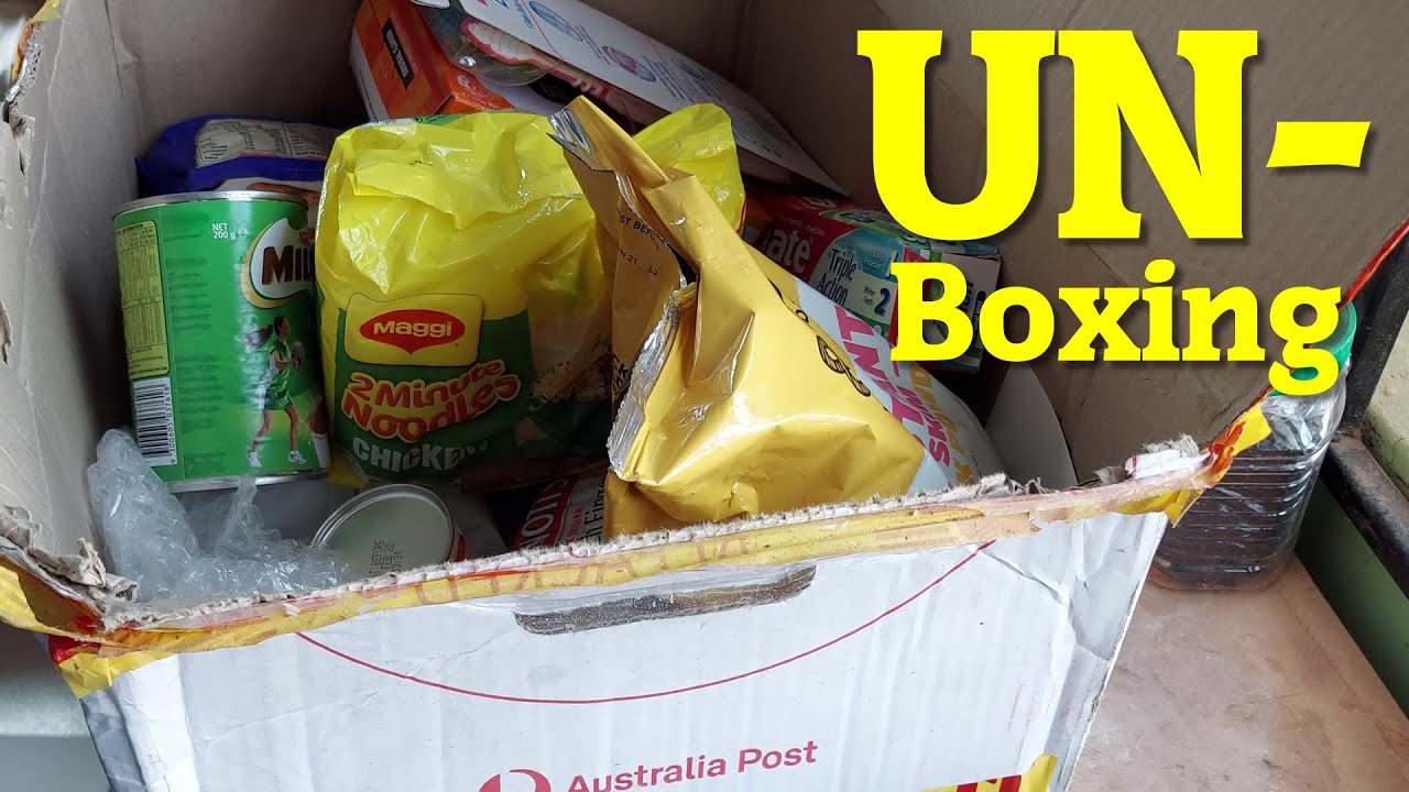 Unboxing a Gift Package from Australia