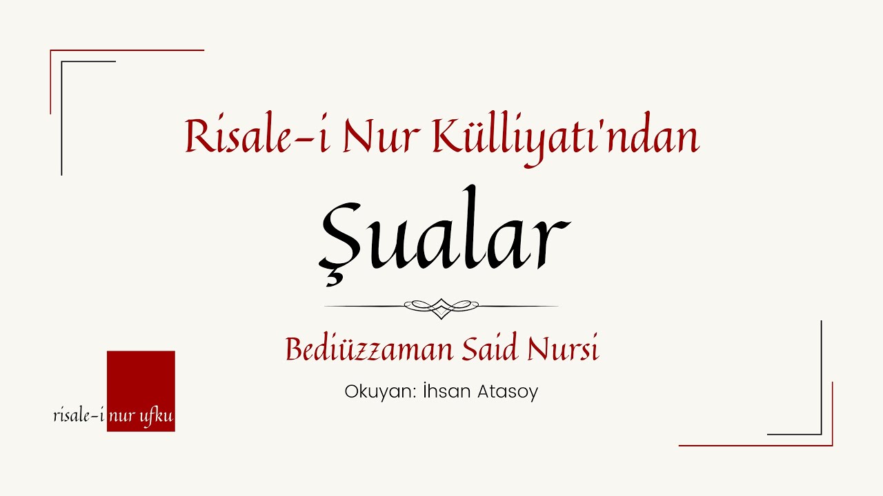 Şualar | 180-181 | Dokuzuncu Şua