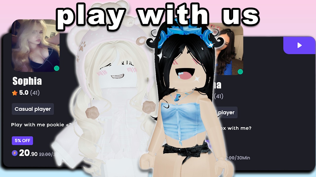 Spending my LIFE'S SAVINGS on E-Girls That Play Roblox