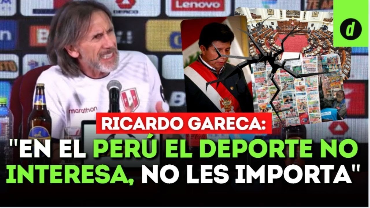 Lo que OPINA RICARDO GARECA sobre la SITUACI&Oacute;N ACTUAL DEL PA&Iacute;S y el DEPORTE PERUANO