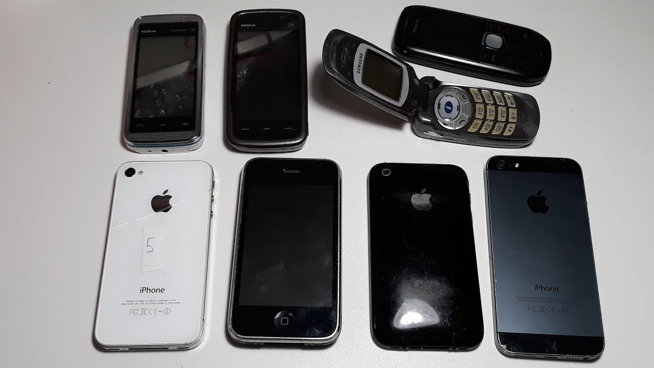 Посылка с аукциона 8 интересных телефонов под восстановление. Nokia 5530, 5230, 1800, samsung a800