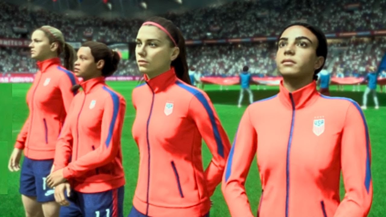 FIFA 23 | USA vs Houston dash | women's football gameplay