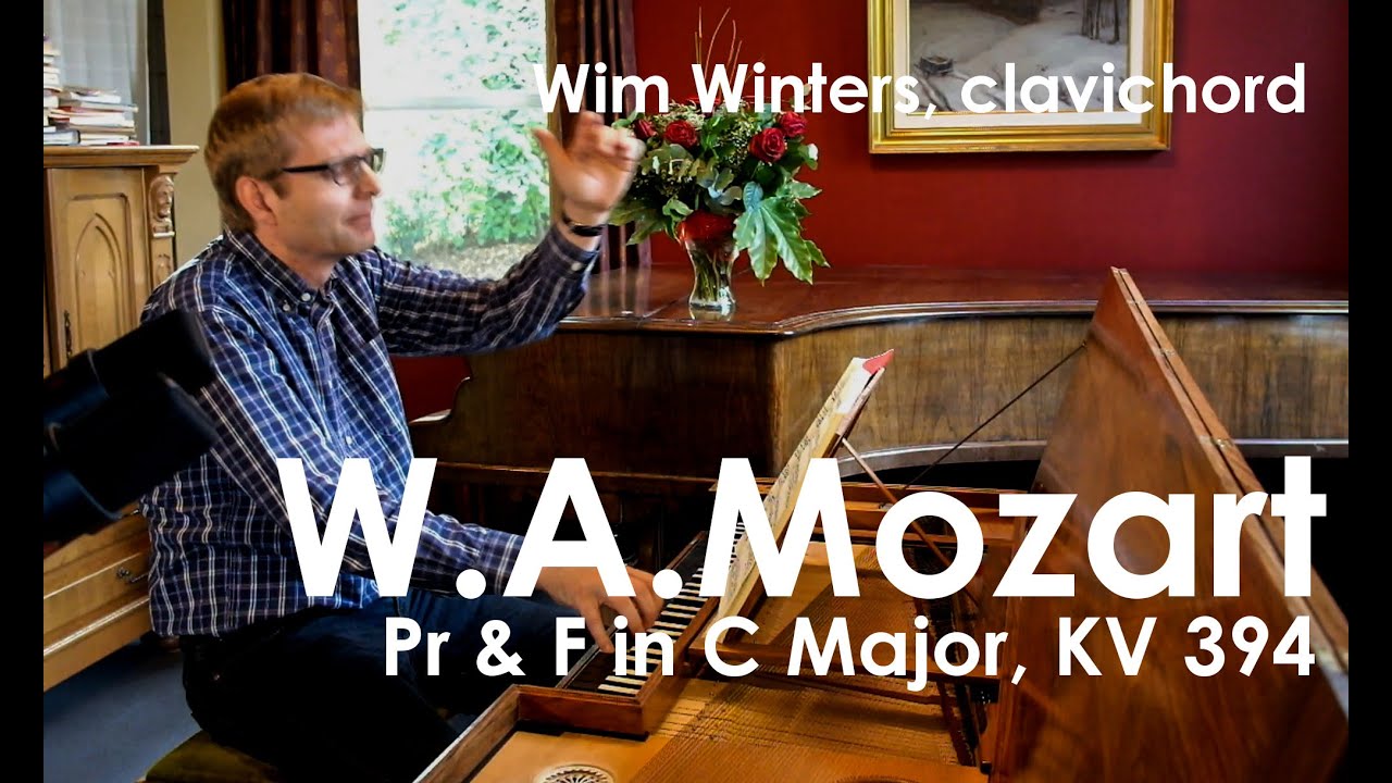 W.A.Mozart :: Prelude and Fugue KV 394 :: Wim Winters, clavichord