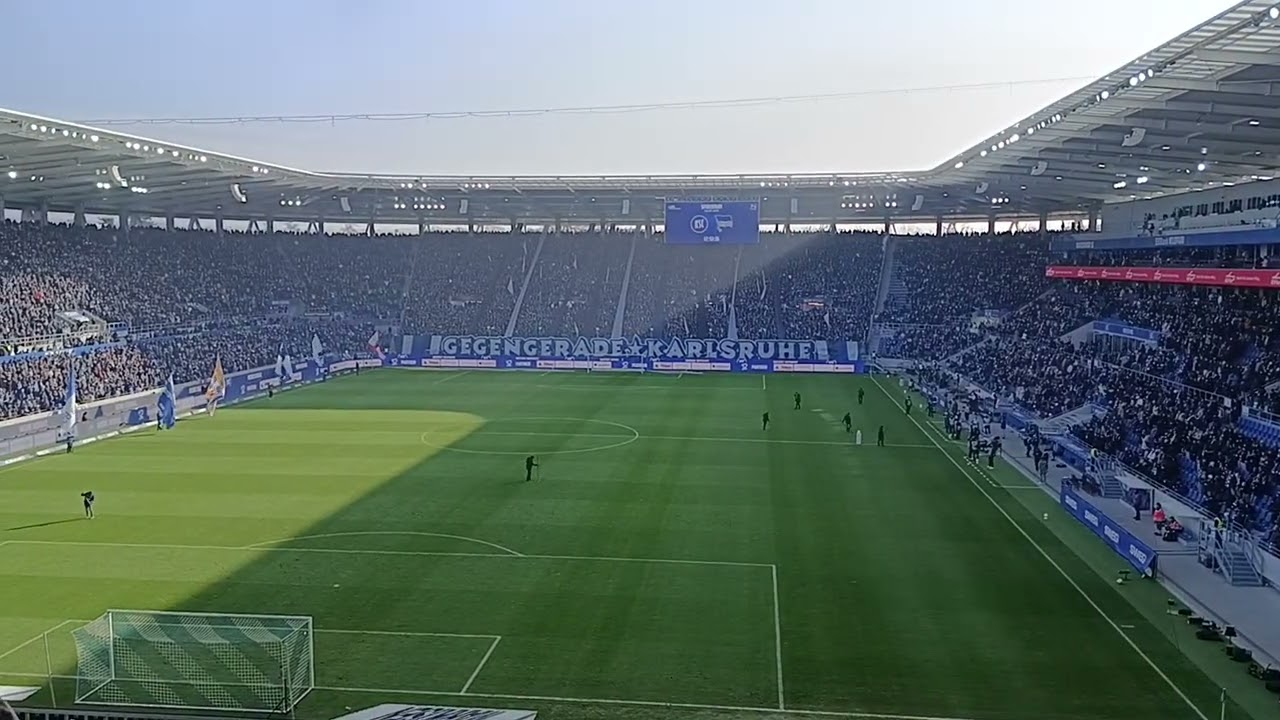 KSC vs. Hertha - KSC Ole Ole