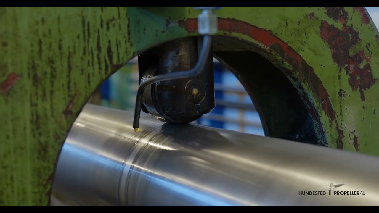 Manufacturing at Hundested Propeller - The CP propeller shaft
