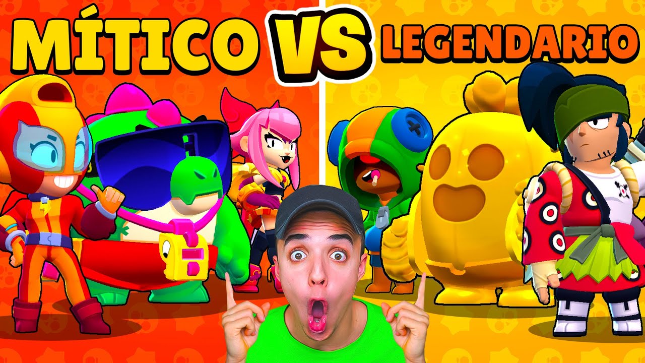 BRAWLERS *MITICOS vs LEGENDARIOS* BATALLA FINAL! 😱 Brawl Stars