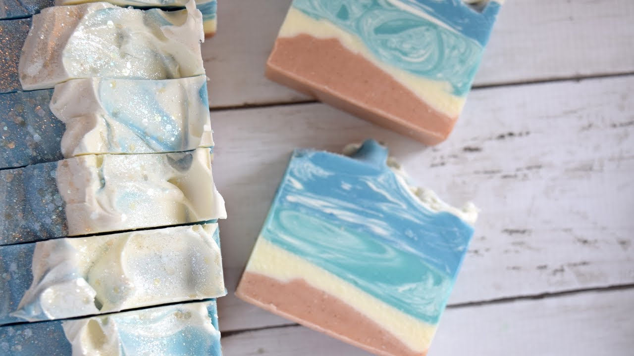 Making an Ocean Soap, my favorite soap design