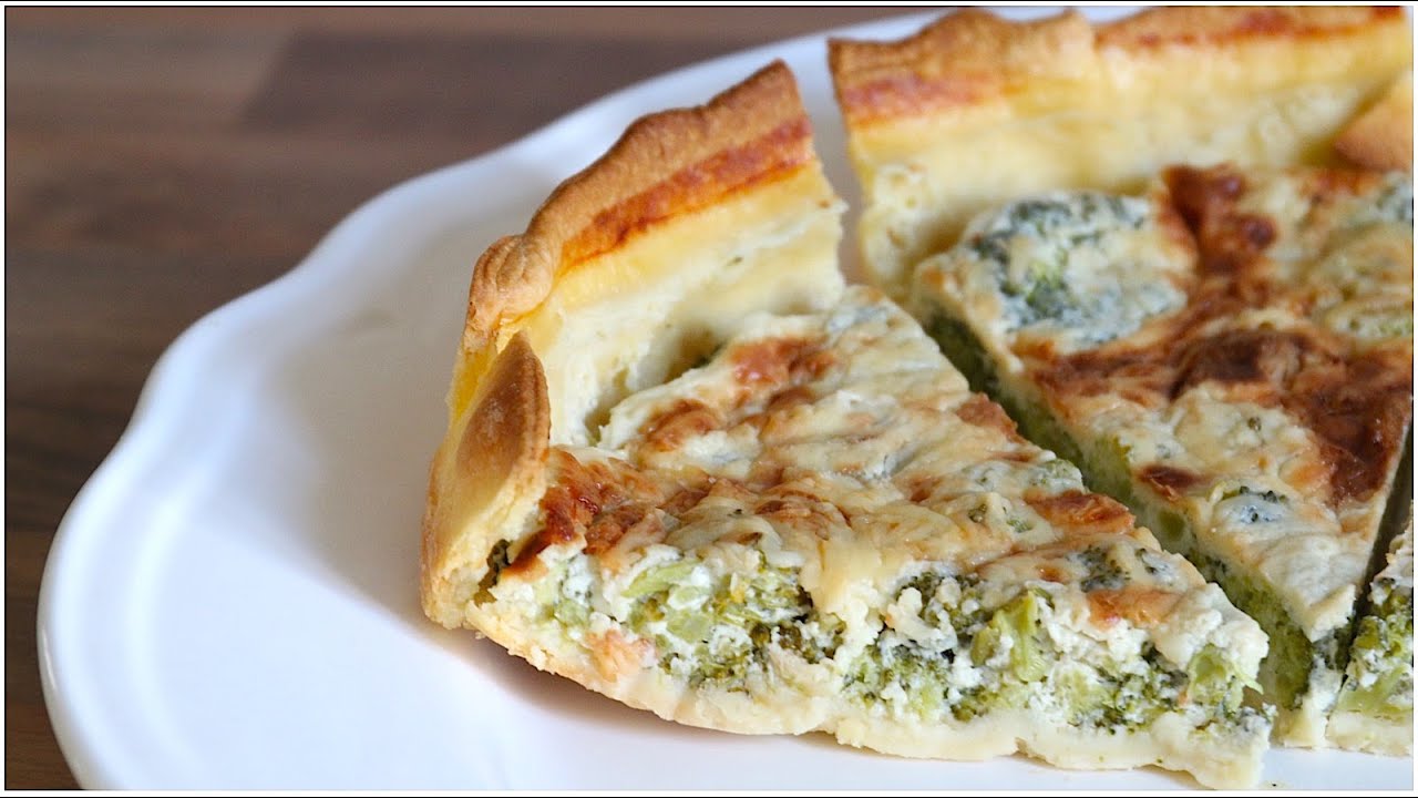 TARTE BROCOLIS & ROQUEFORT | ENJOYCOOKING
