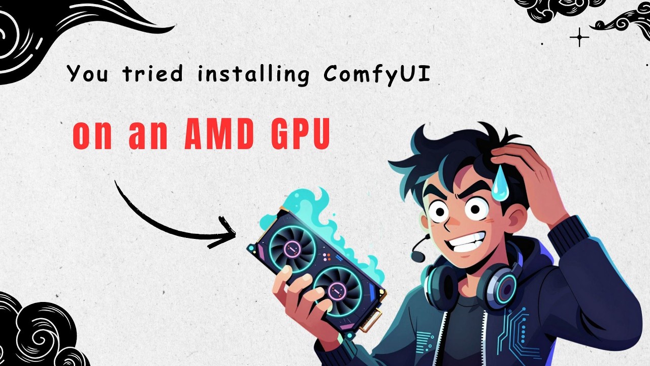 Установка ComfyUI на видеокарты AMD на всех уровнях (от простого до сложного)