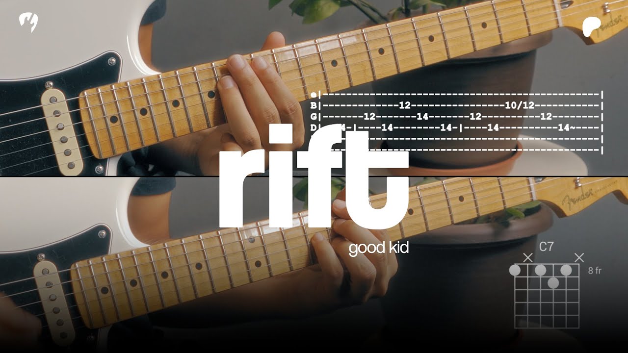 Rift - Good Kid (Guitar tutorial with tabs and chords)