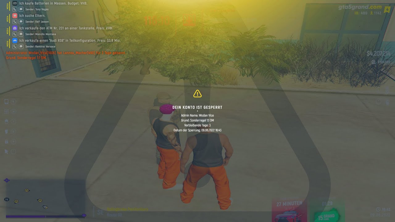 [Grand RP] Ballas Closed + LSPD Memes | Lennox Macher