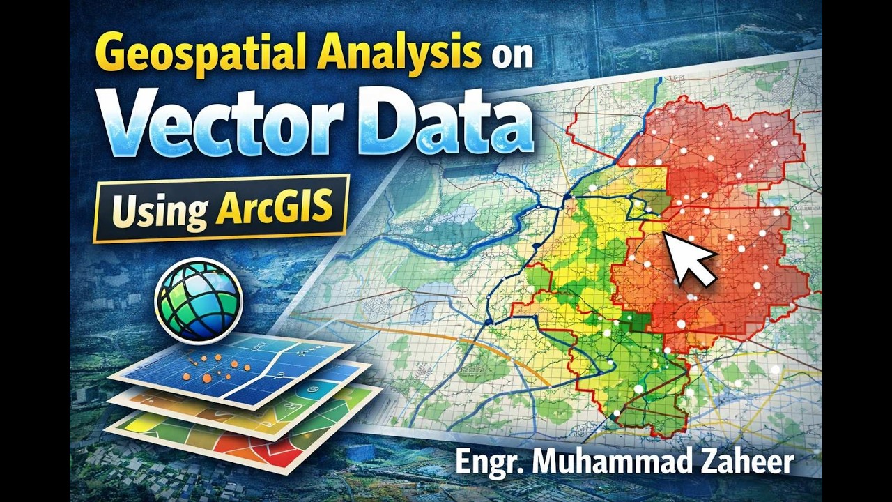 Geospatial Analysis on Vector datasets in Arc. GIS | Step by Step Guide