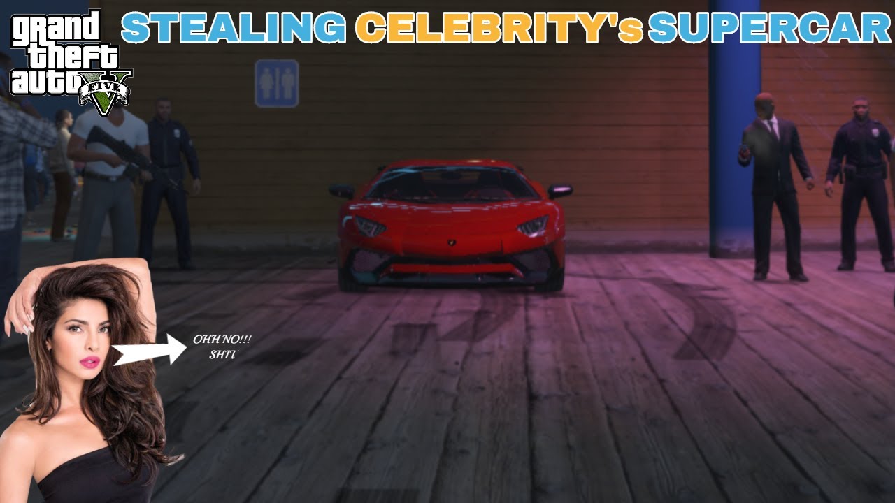 STEALING BOLLYWOOD CELEBRITY'S SUPERCAR |GTA V GAMEPLAY|