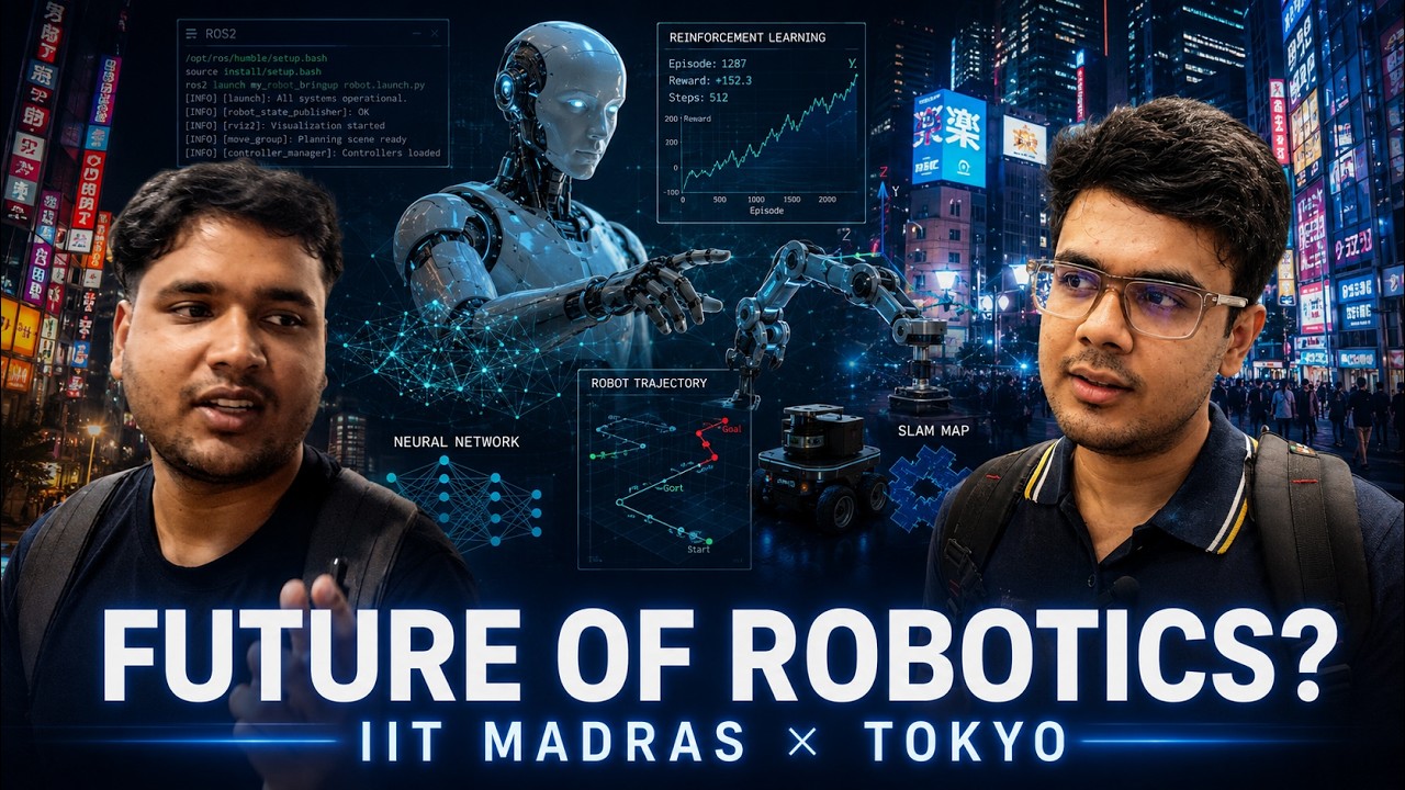 I Met an IIT Madras Robotics Researcher in Tokyo 🇯🇵