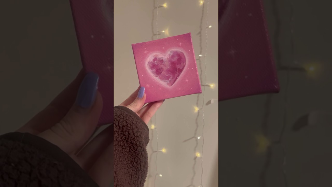Moon but make it ✨lover girl✨ #minicanvas #artidea