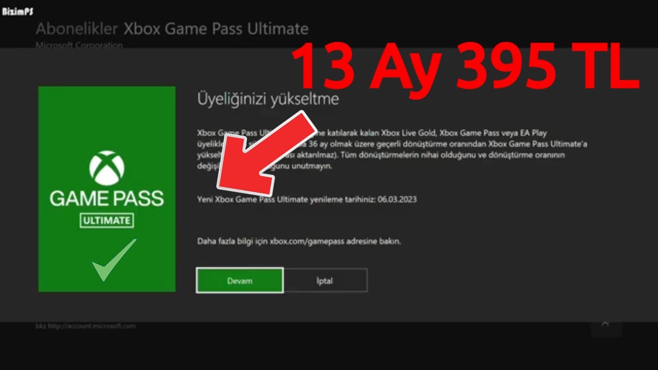 395 TL' ye 13 AYLIK XBOX ULTİMATE &Uuml;YELİK SATIN ALMA REHBERİ | BizimPS