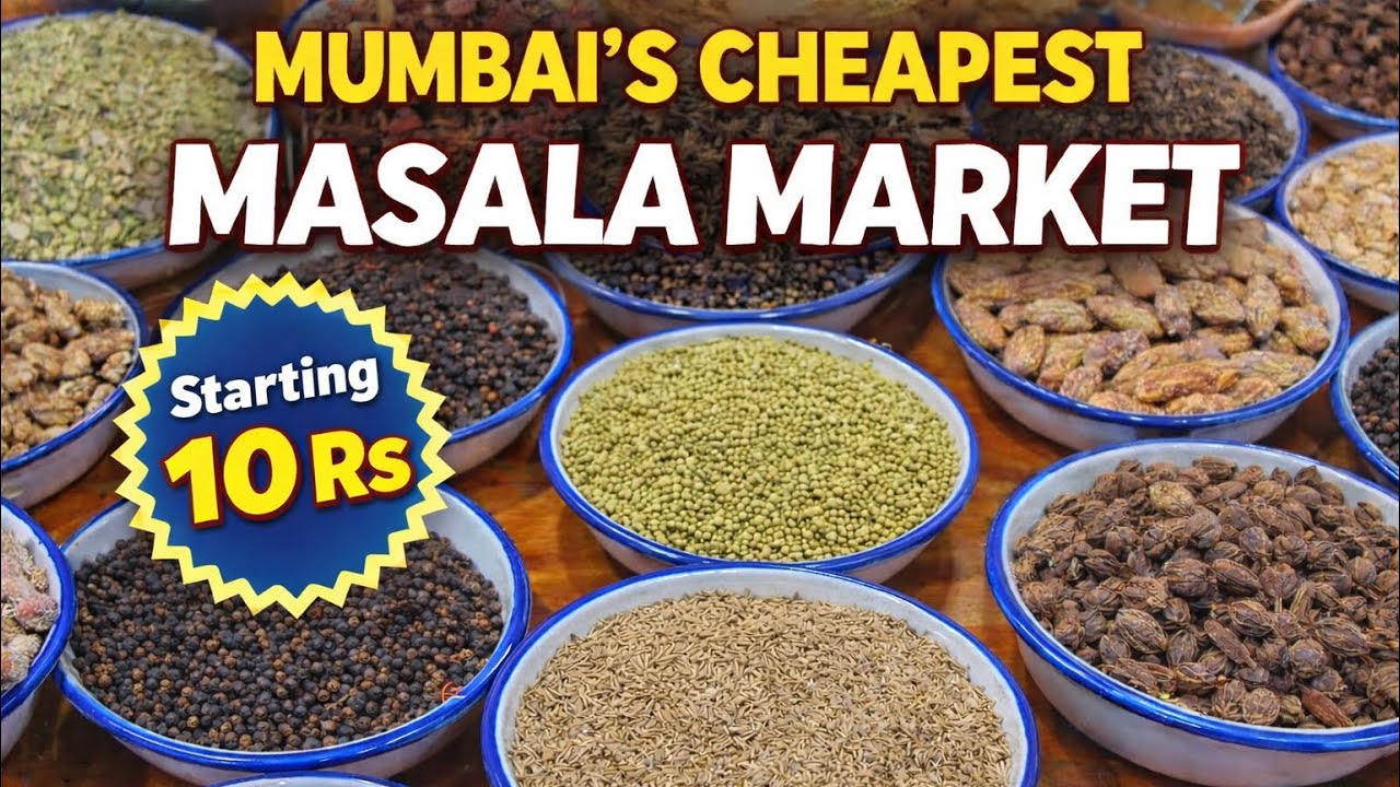 Mumbai’s Cheapest Masala Market | APMC Vashi Masala Market | Spices at Wholesale Prices