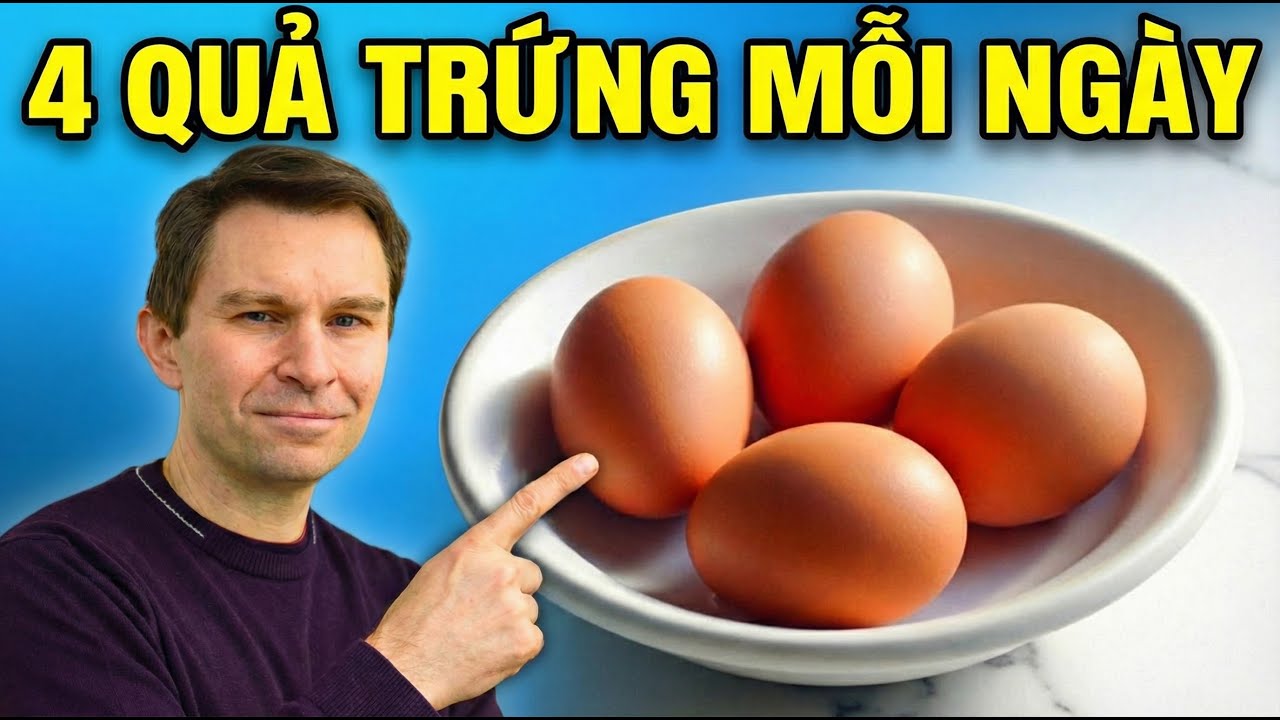 Giáo sư Di truyền học: Điều gì sẽ xảy ra khi bạn ăn 3–4 quả trứng mỗi ngày? David Sinclair