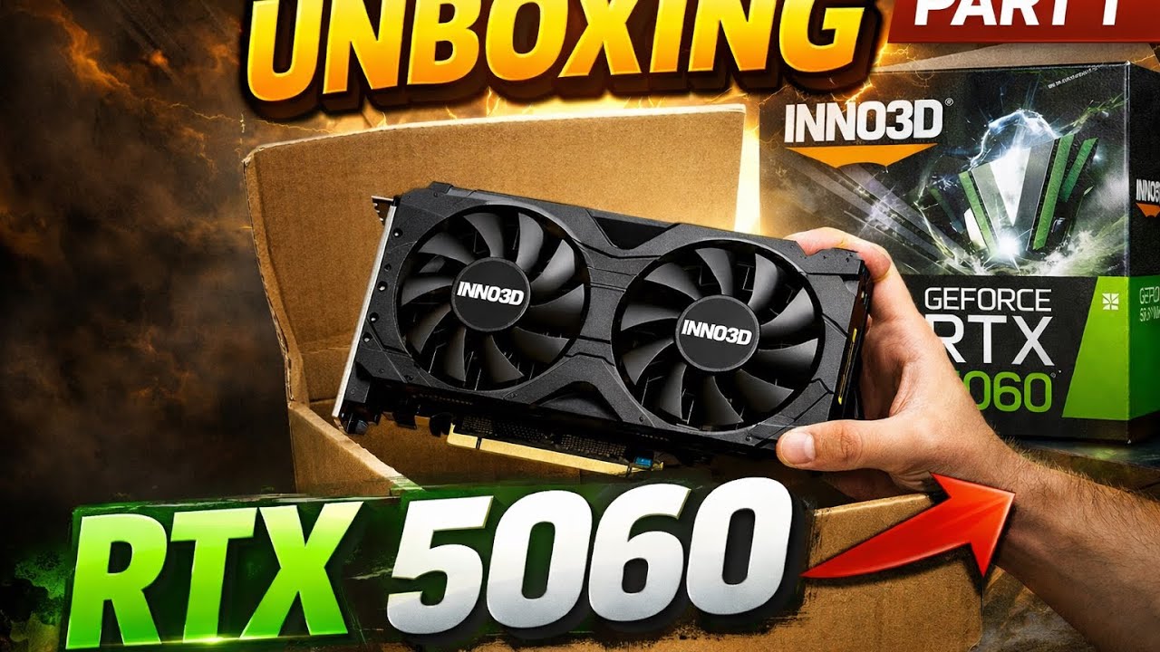 Building a PC on the Cheapest Budget Amid the RAM Crisis: GPU Unboxing RTX 5060 8GB