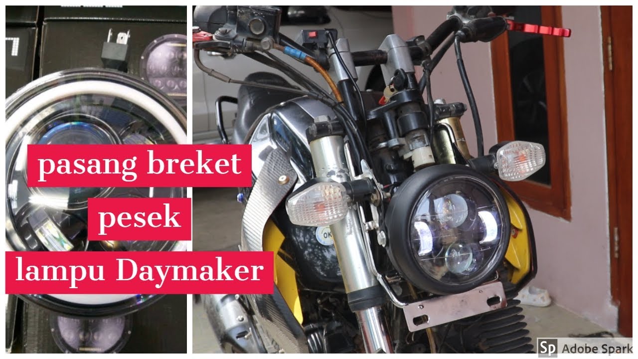 #bysonmodifikasi#lampudaymaker#daymaker pasang breket pesek dan lampu daymaker di byson