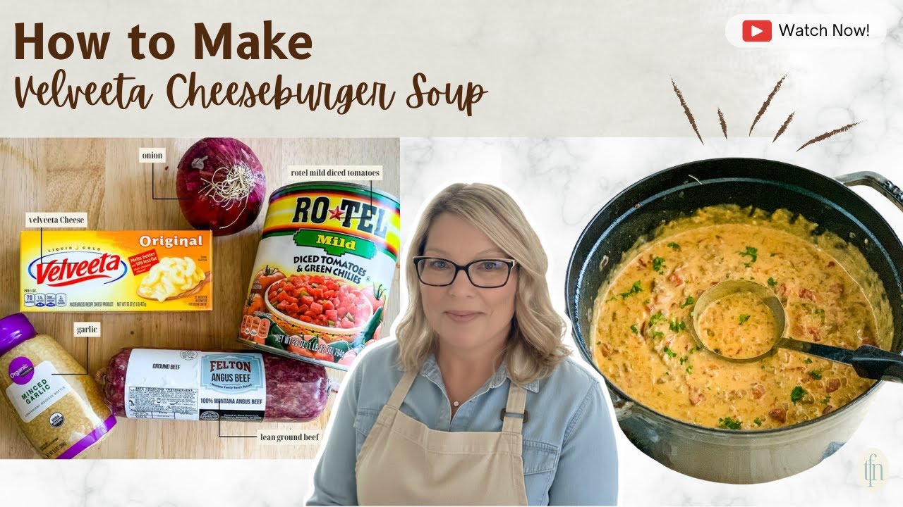 Cheeseburger Soup - Crock Pot or Dutch Oven