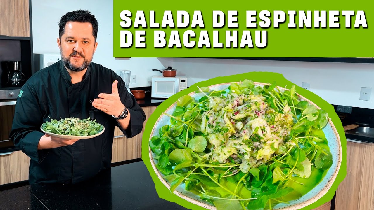 Salada de espinheta de bacalhau: receita portuguesa tradicional