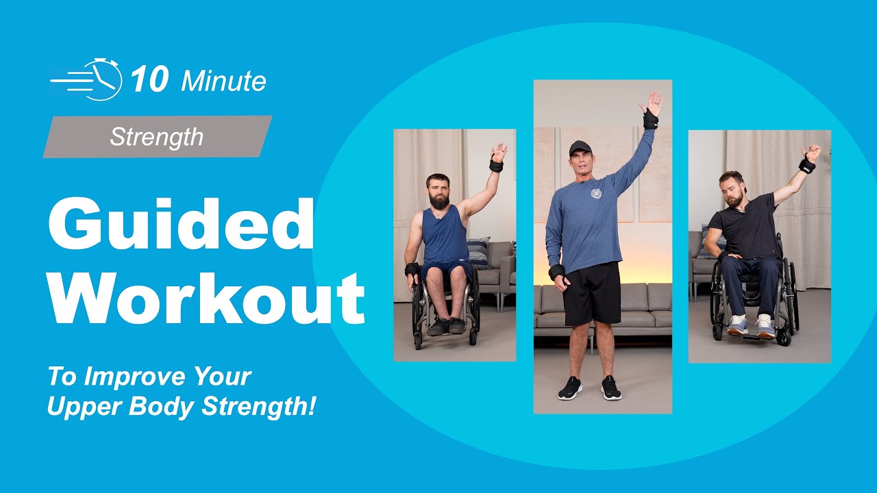 Upper Body Workout for Wheelchair Users | Seated Strength Training with Wrist Weights