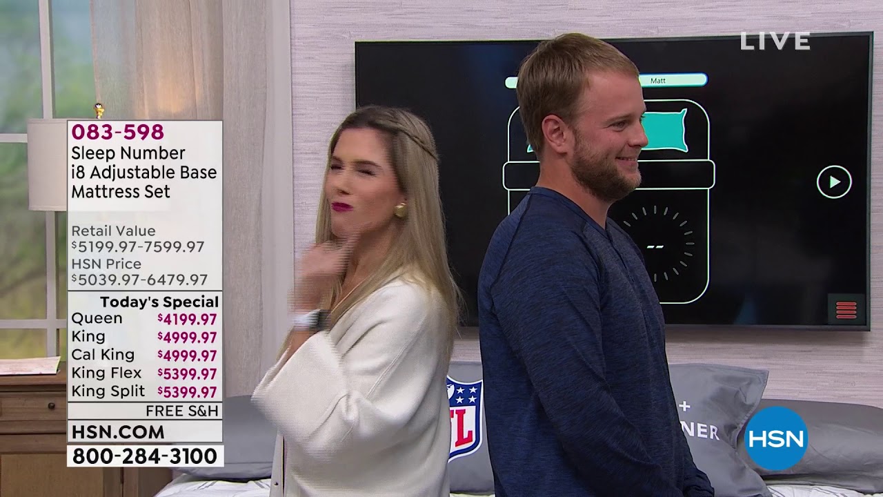 Sleep Number i8 Modular Base Queen Mattress Set