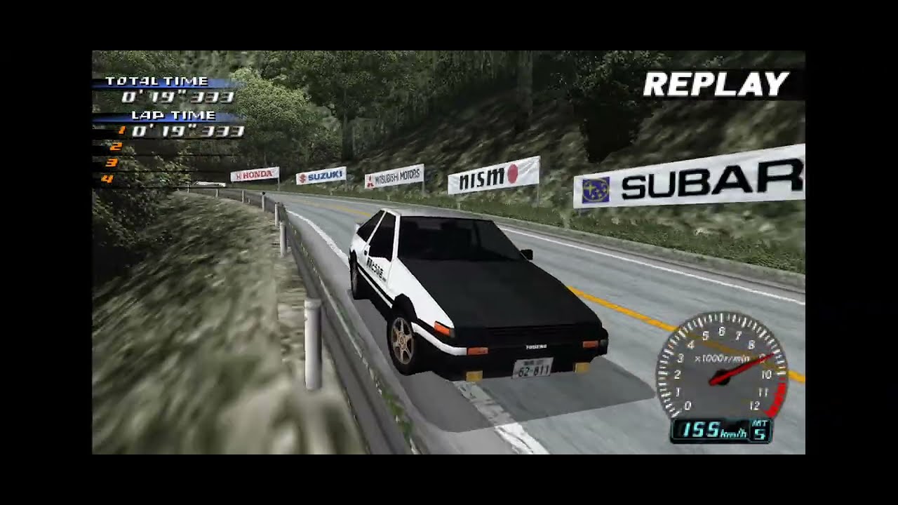 Initial D Street Stage PSP - Akina Downhill Dry 03'12