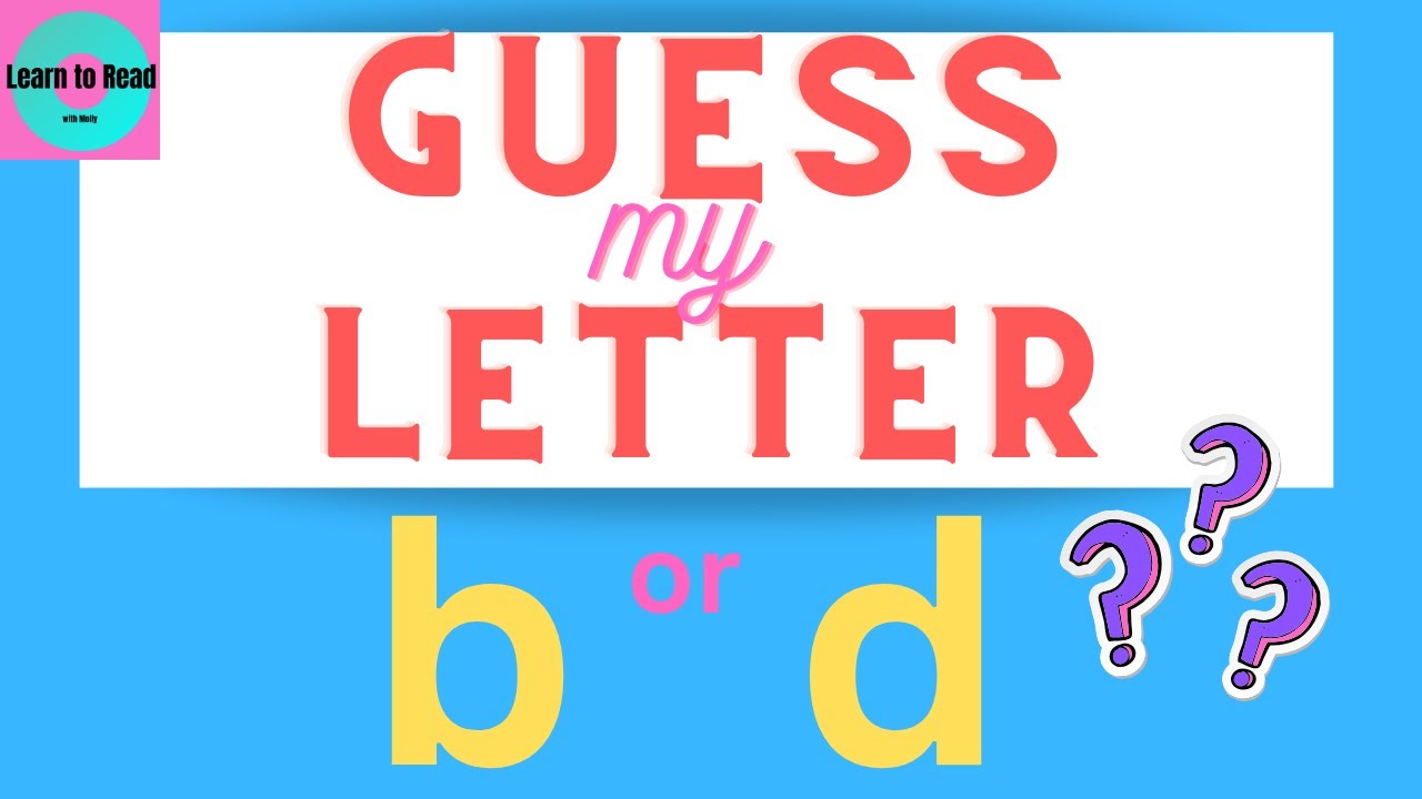 The b and d Challenge: A Fun Game for Young Learners as They Learn About b and d!
