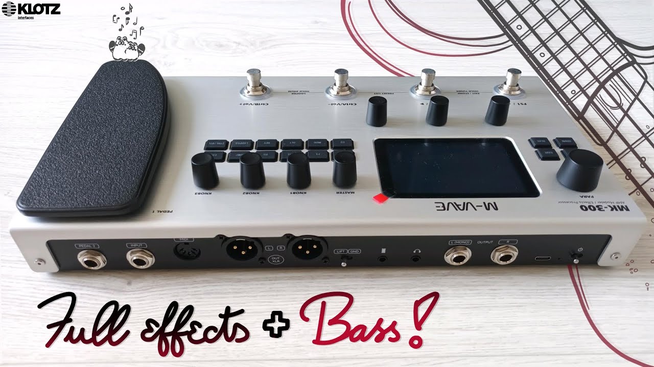 M-VAVE MK-300 = ultimate compact BASS RIG? | ALL Effects | Wah, Pitch, Drive, EQ, Mod, Delay, Reverb
