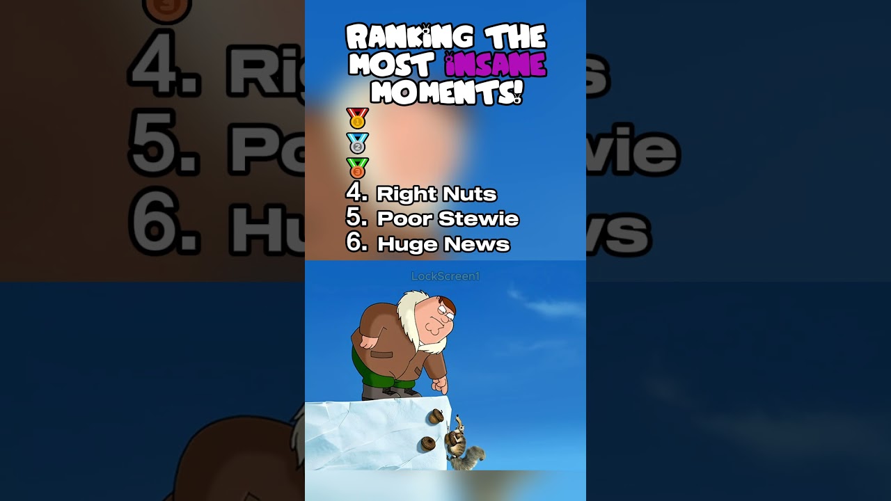 Ranking Top 5 Insane Moments! #familyguy