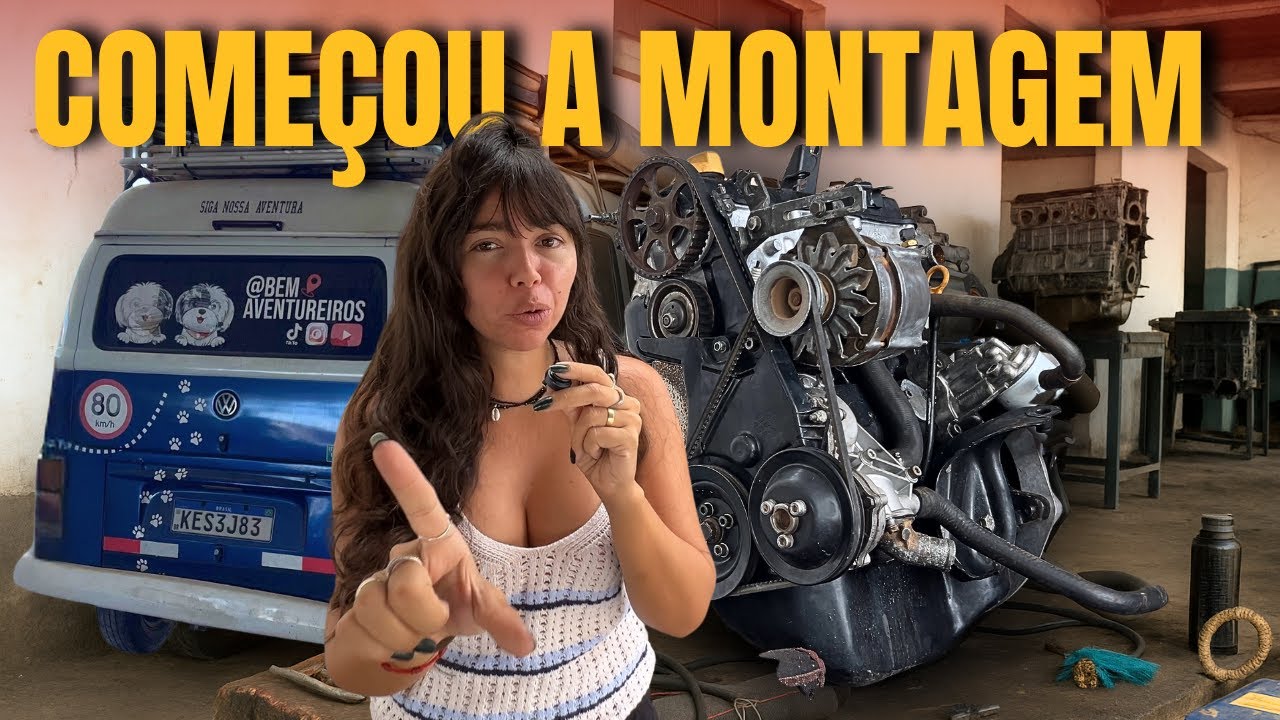 Depois de tantos problemas... come&ccedil;ou a montagem do MOTOR AP da Kombi... Ser&aacute; que vai funcionar?