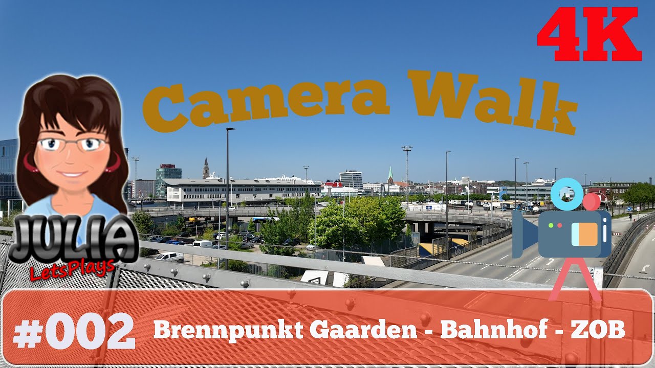 Kiel Brennpunkt Gaarden Bahnhof ZOB - Camera Walk 4K #002