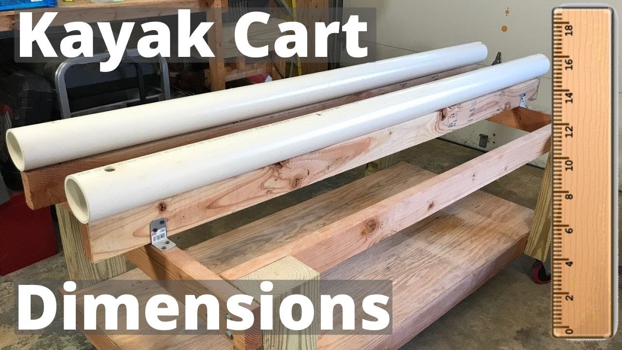 Kayak Storage Cart Build Dimensions - DIY Kayak Cart