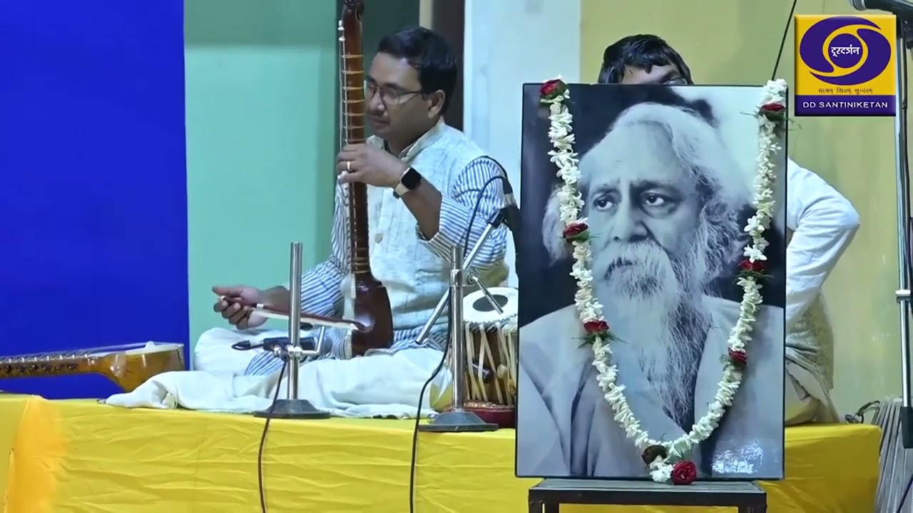 দূরদর্শন শান্তিনিকেতন প্রতিবেদন, Darpanarayan Chattapadhyay. 