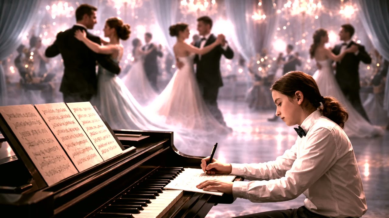 Enchanting Piano Waltz in C minor, composed by 13 y.o. Konstantin Kantz