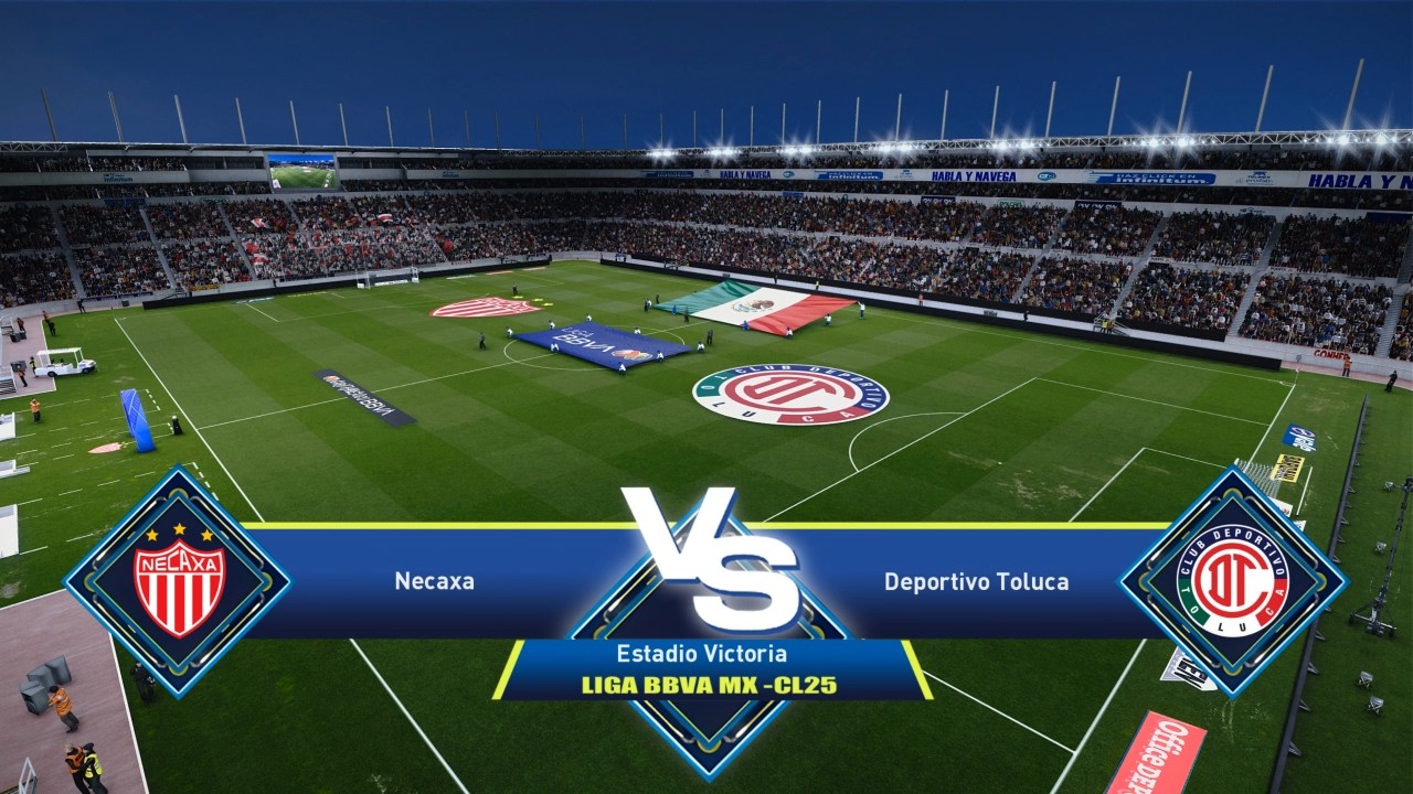 Necaxa vs Toluca FC - Liga MX Clausura 2026 Jornada 7 - PES 2026 Dream Patch