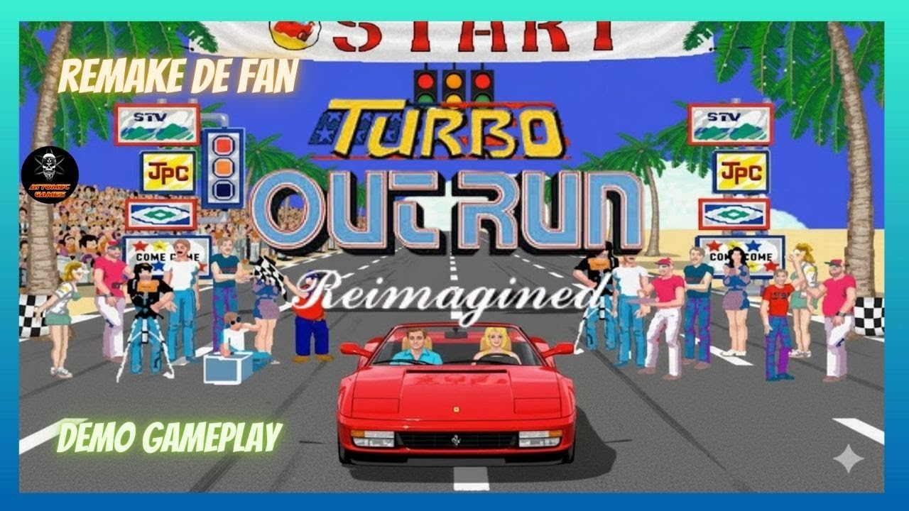 TURBO OUTRUN REIMAGINED    FAN GAME  (PC)  DEMO GAMEPLAY