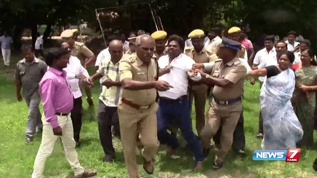 Cops arrest DMK Councillor after giving complaint on AIADMK members | News7 Tamil