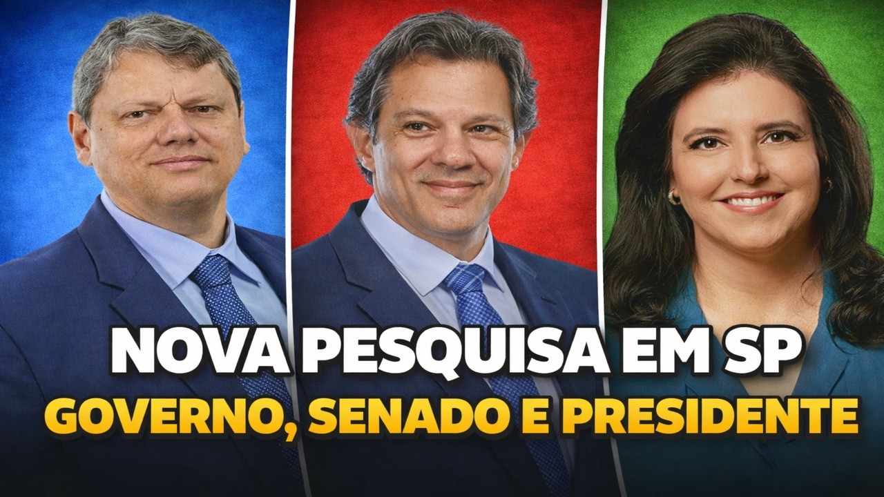 NOVA PESQUISA SP: Tarc&iacute;sio vence no 1&ordm; turno? Senado disputado! Lula derretendo?