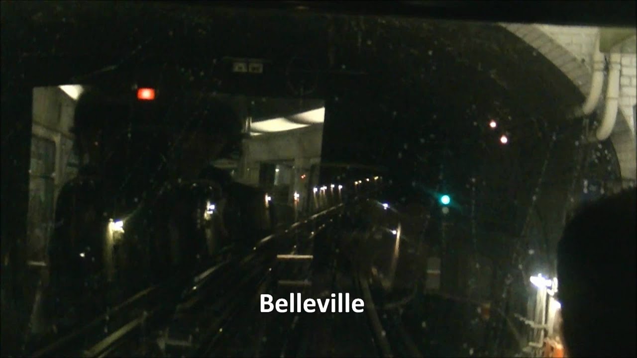 Ligne 11 du métro de Paris : Belleville - Mairie des Lilas (Deuxième partie) [HD]