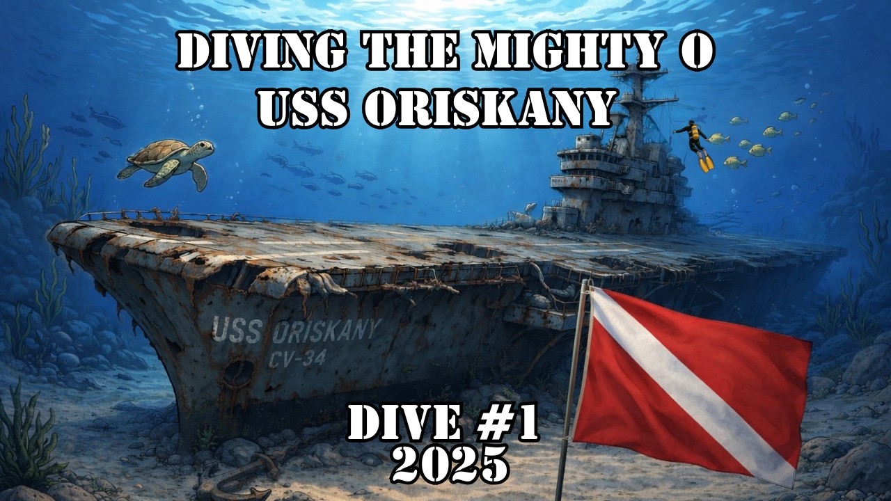 Florida Artificial Reef USS Oriskany Dive 1 off the Pensacola Coast