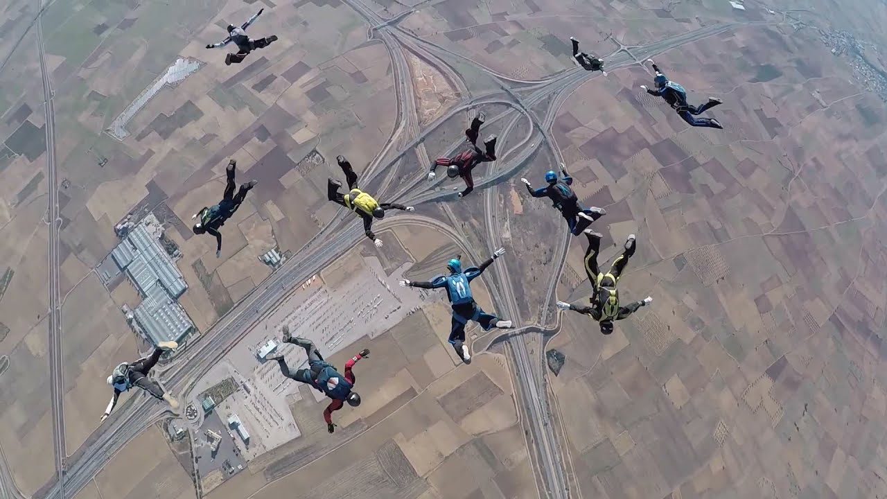 Jumps 279-287 from 2 airplanes FS Academy RW 26Way - Skydive Madrid, 18-19 de Septiembre 2021