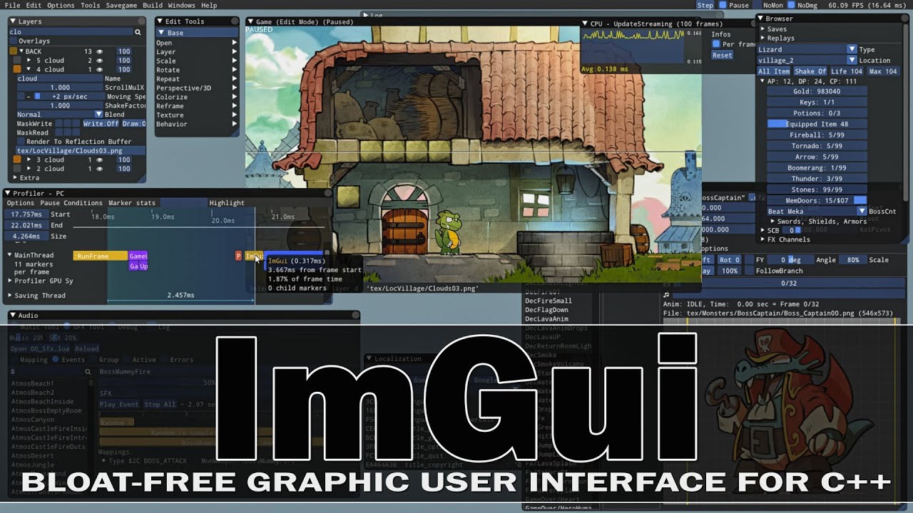 Дорогой ImGui — C++ GUI Framework для игр и игровых движков класса AAA
